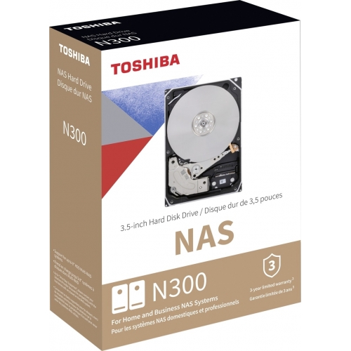 Dysk twardy Toshiba N300 8TB HDWG480EZSTA 3,5'' BOX