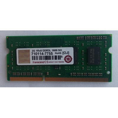 Pamięć SODIMM DDR3L 2GB 1600MHz CL11 Low Voltage 1.35V Transcend