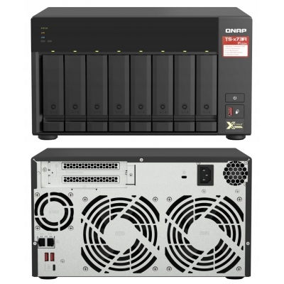 Serwer plików NAS QNAP TS-873A-8G RAM upgrade 16GB