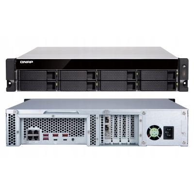 Serwer plików NAS QNAP TS-883XU-E2124-8G Xeon SFP+ z 16 GB RAM