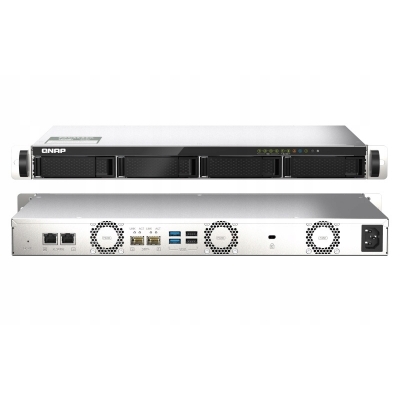 Serwer plików NAS QNAP TS-435XeU-4G z 16GB RAM M.2 NVMe SFP+