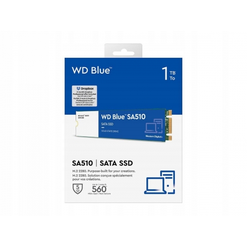 Dysk SSD WD Blue 1TB WDS100T3B0B SA510 M.2 560/520